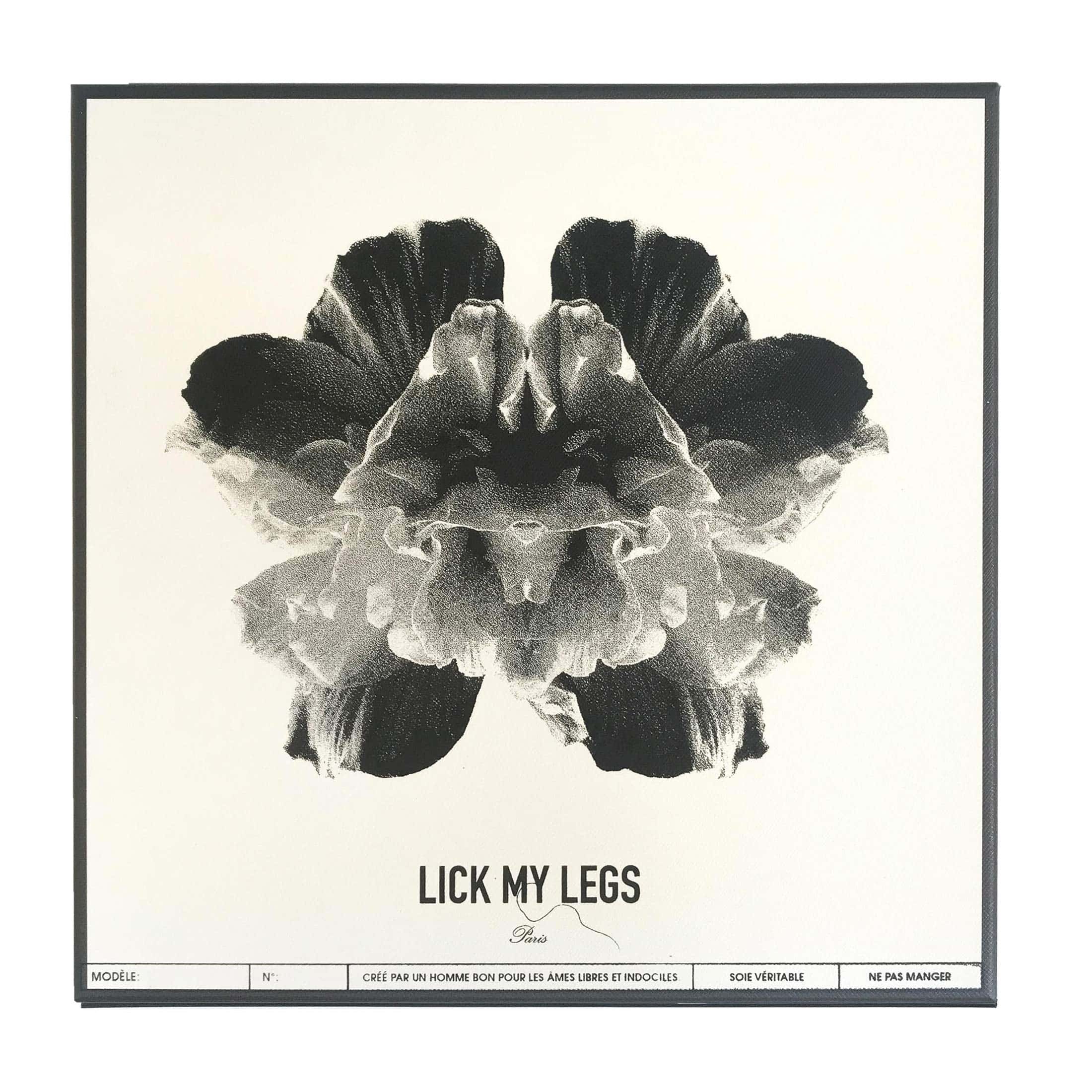 boite lickmylegs sérigraphiée ibiscus