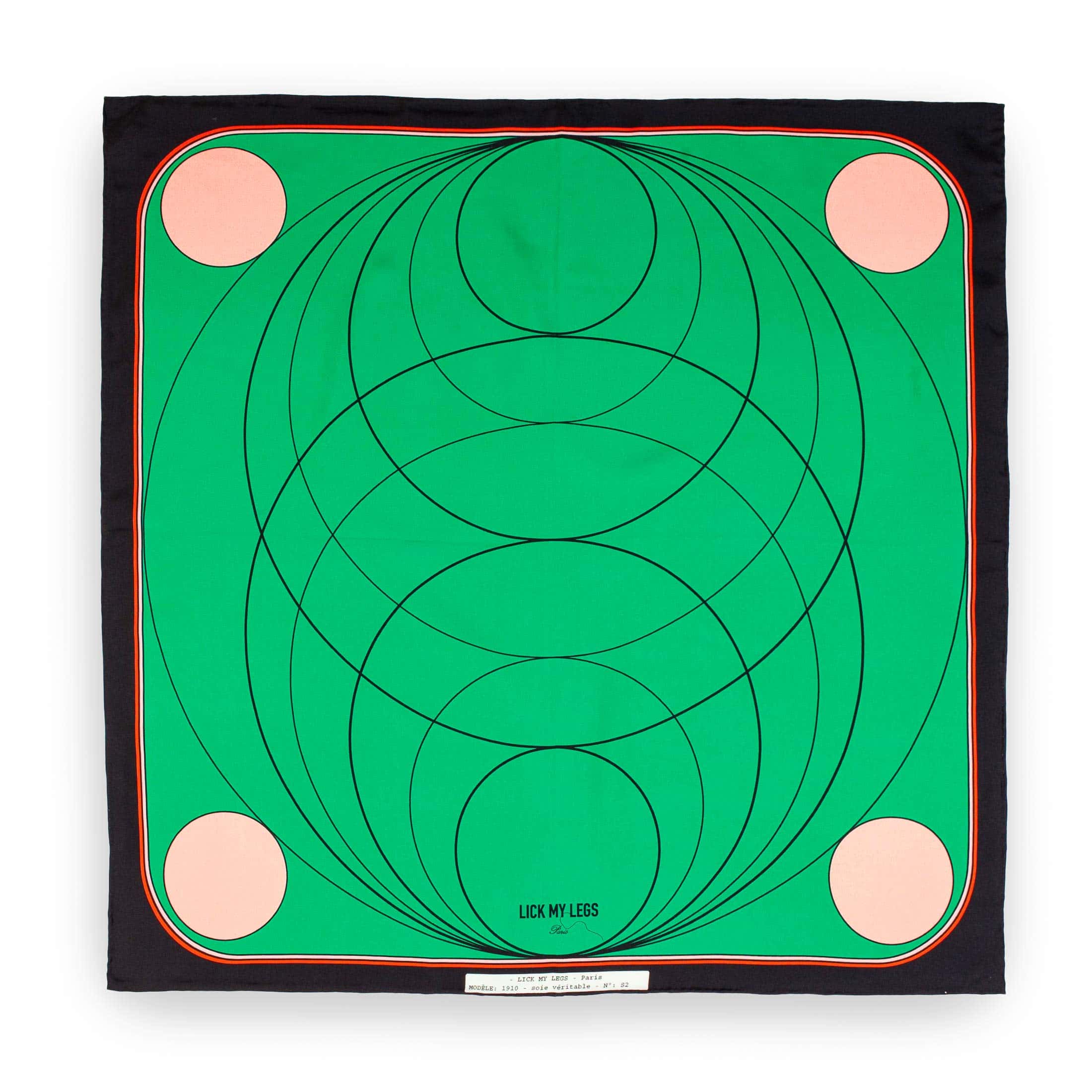 carre de soie 1910 70cm