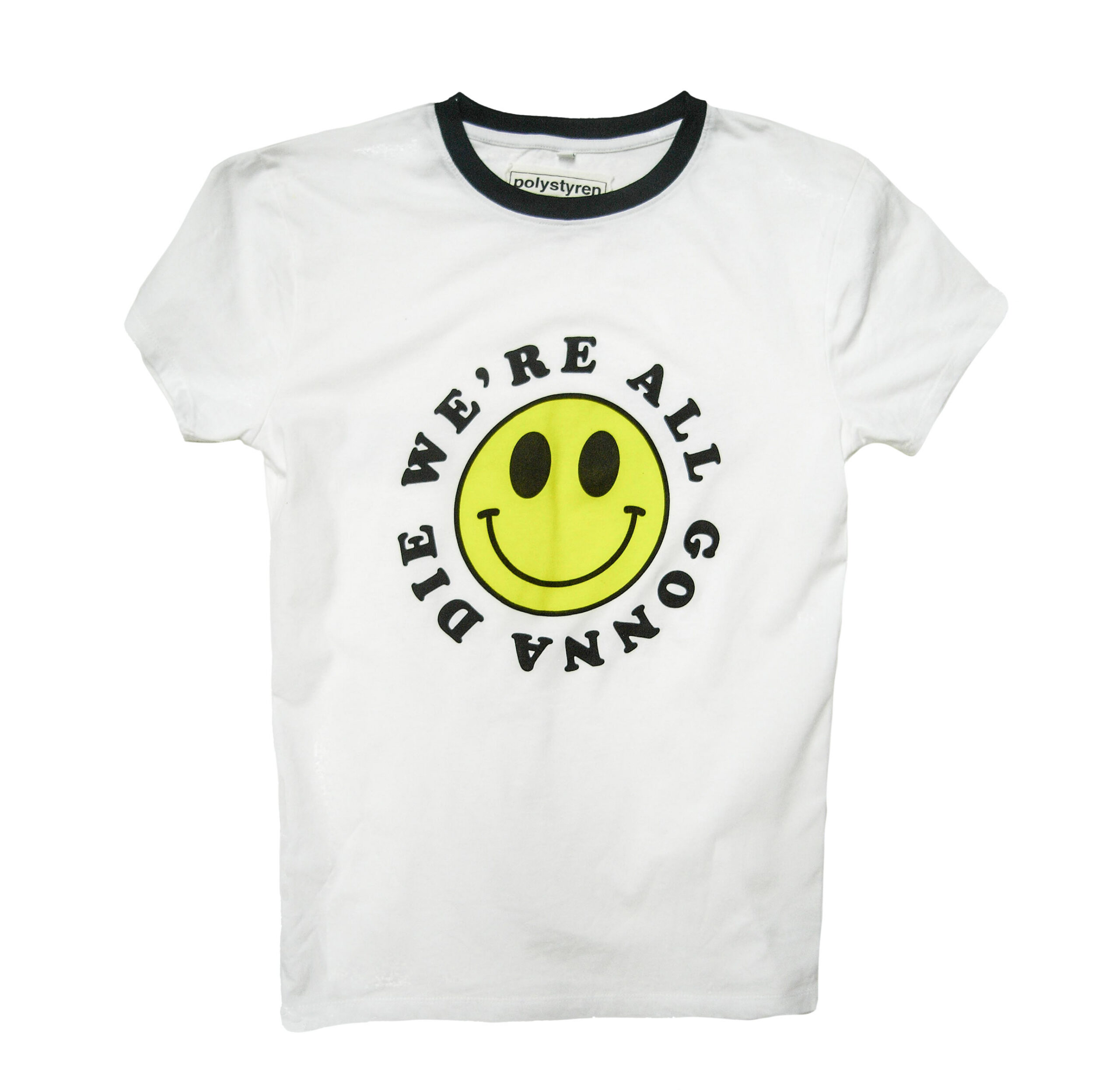 smiley ts blanc
