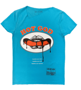 tshirt bleu hot 