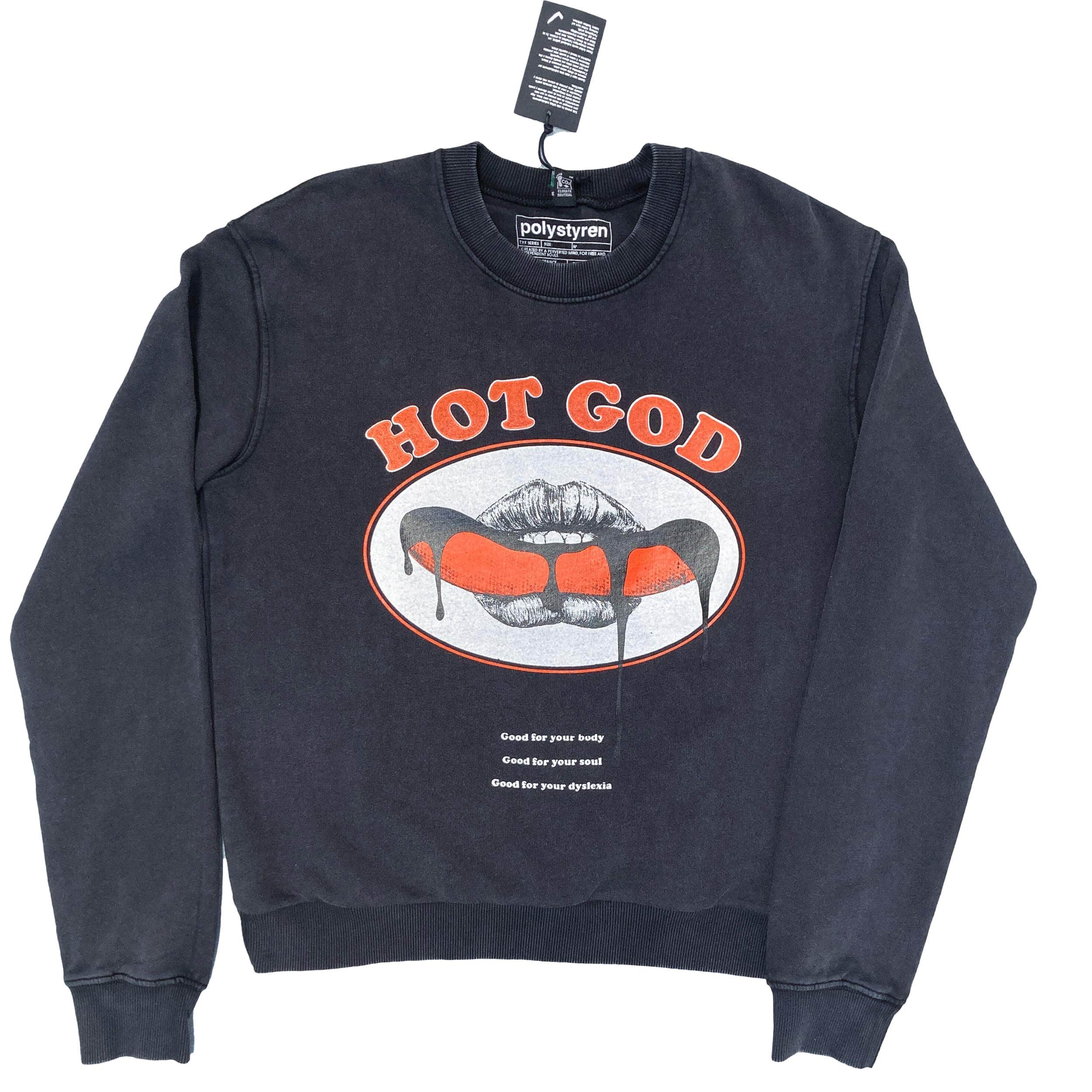 sweat hot noir stonewashed